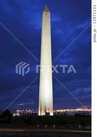 Washington Monument at sunset 13972131