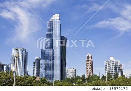 Buildings of South Loop in Chicago 13972176