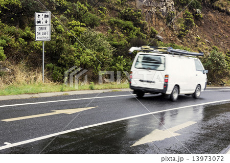 Drive on left in Australia sign Drive on left in Australia sign 13973072