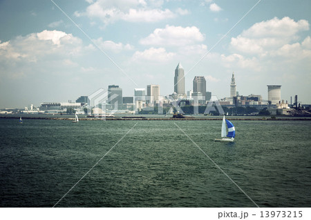 Cleveland from Lake Erie 13973215