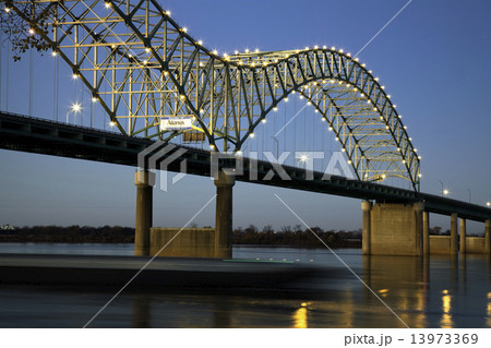Barque under Hernando de Soto Bridge 13973369
