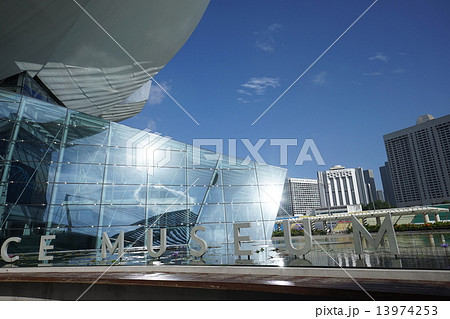 morning picture of Art Science Museum in Singapore morning picture of Art Science Museum in Singapore 13974253