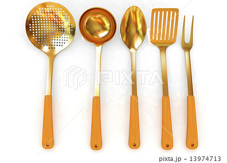 Gold cutlery 13974713