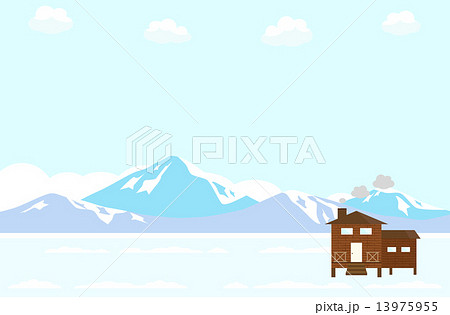 山小屋　冬 13975955