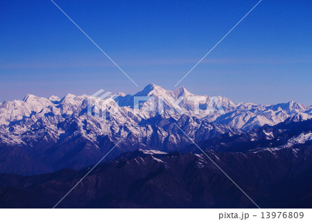 ヒマラヤ連峰　 13976809