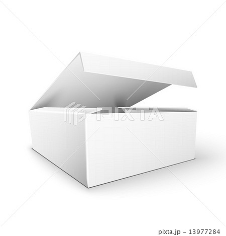 White Product Package Box Mock Up Template 13977284