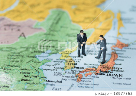 ビジネス・外交イメージ(世界地図-日本と東アジア) ビジネス・外交イメージ(世界地図-日本と東アジア) 13977362