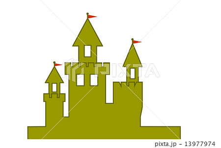 中世のお城 13977974