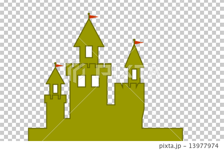 中世のお城 13977974