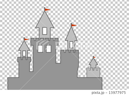 中世のお城 13977975