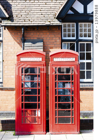 telephone booths, Stratford-upon-Avon, Warwickshire, England telephone booths, Stratford-upon-Avon, Warwickshire, England 13979888