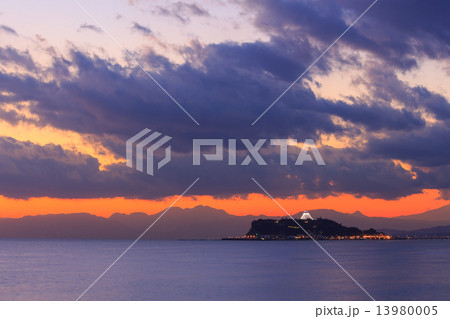 江ノ島の夕景 江ノ島の夕景 13980005