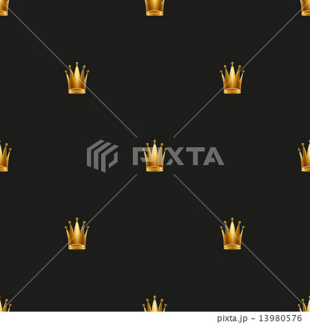 Universal vector seamless patterns tiling. Royal queen princess. 13980576