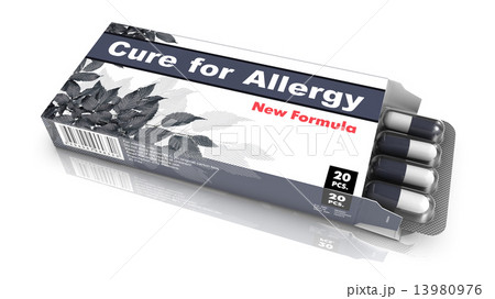 Cure for Allergy - Blister Pack of Pills. 13980976