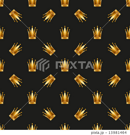 Universal vector seamless patterns tiling. Royal queen princess. 13981464