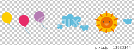 Materials for children Oshima balloon 13983344