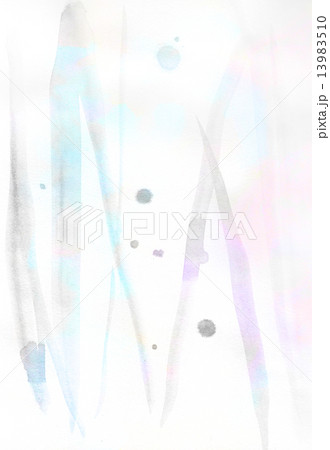 アブストラクト　ウォーターカラー　水彩　墨絵　墨　墨汁　水墨画　抽象的　抽象　染める　描く　ペイント　滴　クリエイティブ　ストローク　風合い　アート　芸術　絵　雫　ドローイング　染まる　画　色彩　色　 13983510