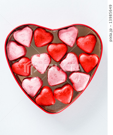 heart box with sweets heart box with sweets 13985649