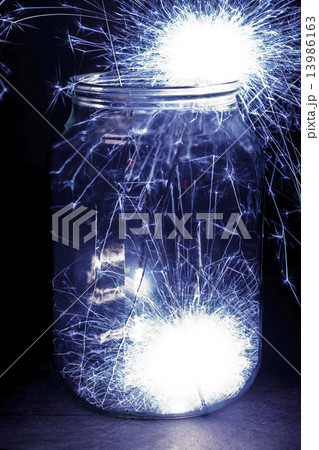 Christmas and newyear party sparkler 13986163