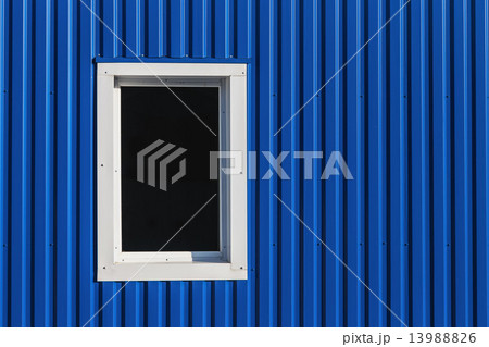 Window in metal siding wall Window in metal siding wall 13988826