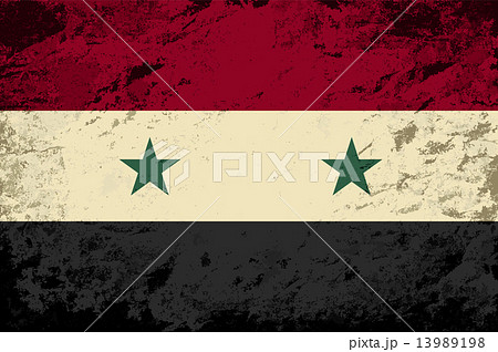 Syrian flag. Grunge background. Vector illustration Syrian flag. Grunge background. Vector illustration 13989198