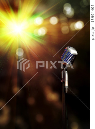 Classic retro microphone Classic retro microphone 13994405