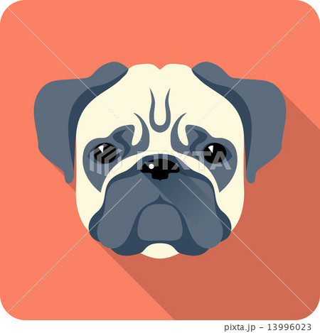 dog icon flat design dog icon flat design 13996023