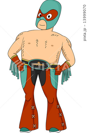 Mexican Wrestler Pose 13999070
