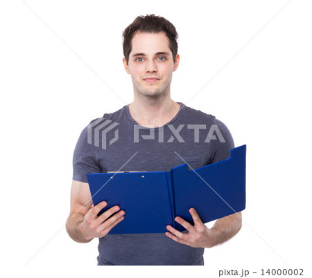Man read on clipboard 14000002