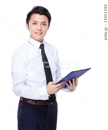 Businessman with folder Businessman with folder 14001388