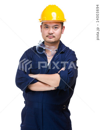 Asian construction worker 14003694