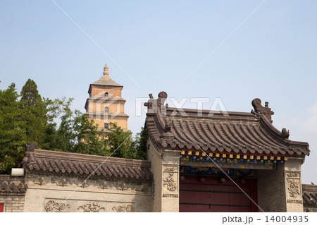Giant Wild Goose Pagoda (Big Wild Goose Pagoda),southern Xian (Sian, Xi'an), Shaanxi province, China Giant Wild Goose Pagoda (Big Wild Goose Pagoda),southern Xian (Sian, Xi'an), Shaanxi province, China 14004935