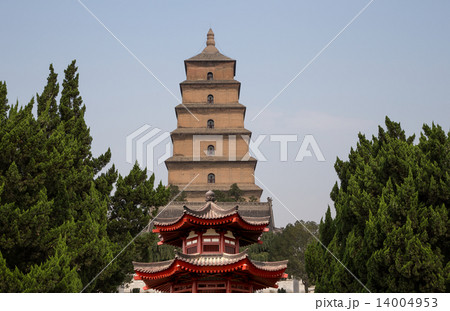 Giant Wild Goose Pagoda (Big Wild Goose Pagoda),southern Xian (Sian, Xi'an), Shaanxi province, China 14004953