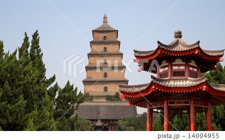 Giant Wild Goose Pagoda (Big Wild Goose Pagoda),southern Xian (Sian, Xi'an), Shaanxi province, China 14004955