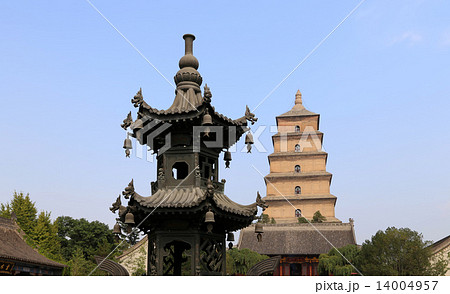 Giant Wild Goose Pagoda (Big Wild Goose Pagoda),southern Xian (Sian, Xi'an), Shaanxi province, China 14004957