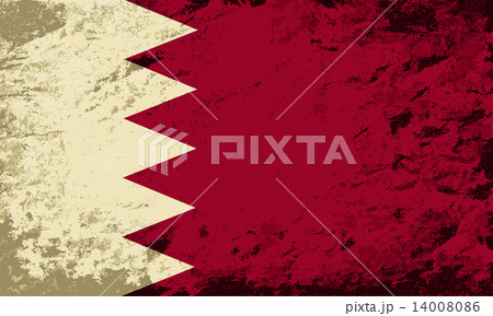 Bahrain flag. Grunge background. Vector illustration Bahrain flag. Grunge background. Vector illustration 14008086