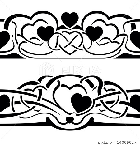 valentine seamless border  14009027