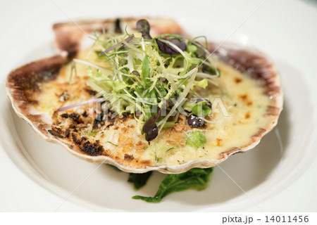 Seafood - Baked Scallop On The Shell Seafood - Baked Scallop On The Shell 14011456