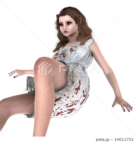 逃げる女性 14011752