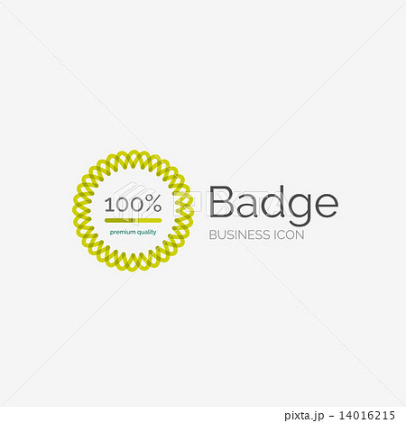 Thin line neat design logo, premium quality stamp Thin line neat design logo, premium quality stamp 14016215