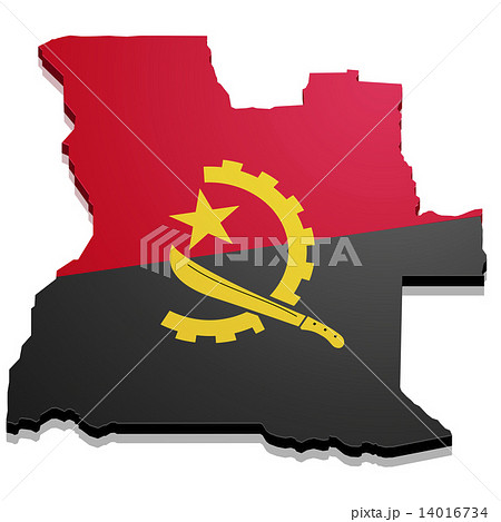 Map Angola 14016734