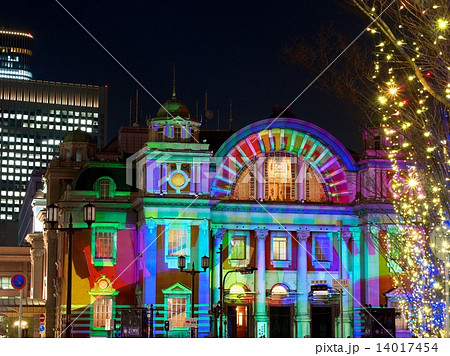 大阪市中央公会堂のライトアップ 大阪市中央公会堂のライトアップ 14017454