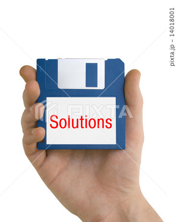 Solutions disc in hand 14018001