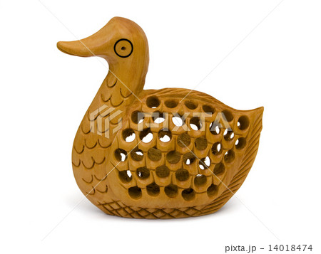 Wooden figurine of duck 14018474