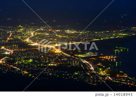 青森　むつの夕景 14018943