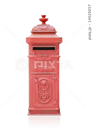 Retro red mail box Retro red mail box 14020057