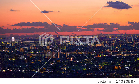 東京の夕景 東京の夕景 14020987