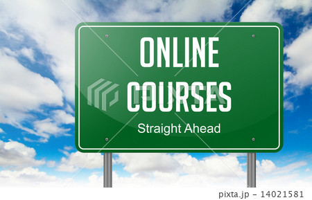 Online Courses on Highway Signpost. 14021581