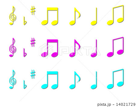 音楽やメロディーを奏でる音符 音楽やメロディーを奏でる音符 14021729
