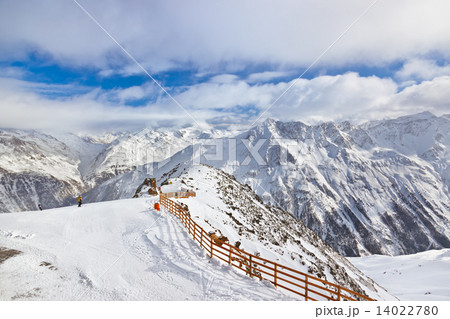 Mountains ski resort Solden Austria 14022780